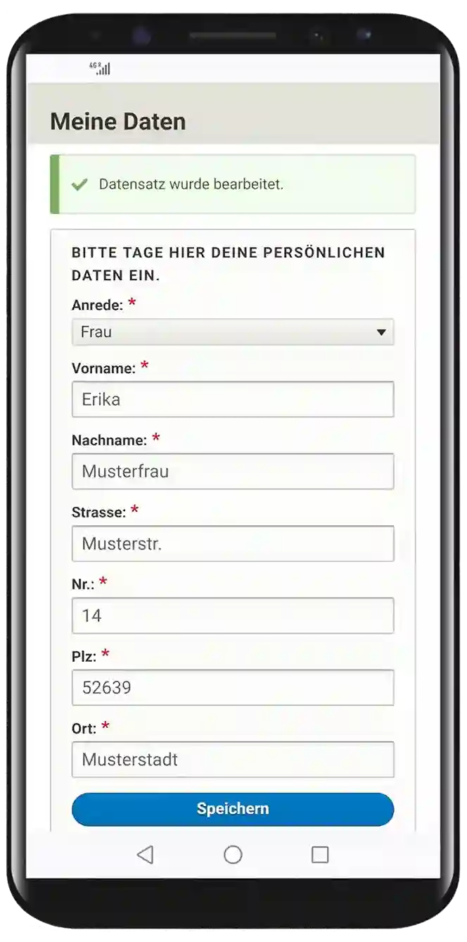 Ehepaar mit Laptop